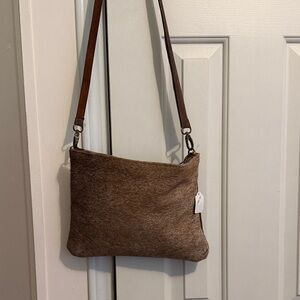 Brown Leather Shoulder Bag